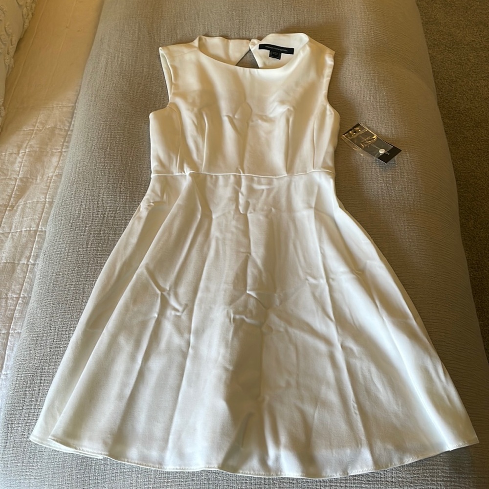 French Connection white dress